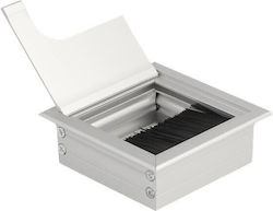 Οργανωτής Καλωδίωνυ Delock Cable Grommet Table Installation Brush 80 X 80