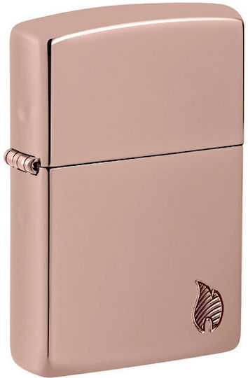 Zippo Armor High Polish Αναπτήρας Φλόγας σε Ροζ Χρυσό χρώμα