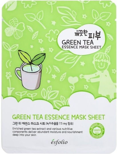 Esfolio Pure Skin Green Tea Essence Sheet Mask 25ml