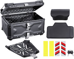Vevor Motorcycle Aluminum Top Case 65lt Black