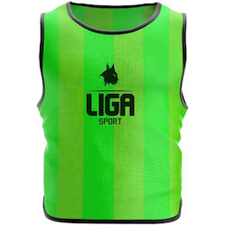 Mesh Training Bibs Divider Ligasport Green Fluo Junior Yn-1000-green Fluo-a