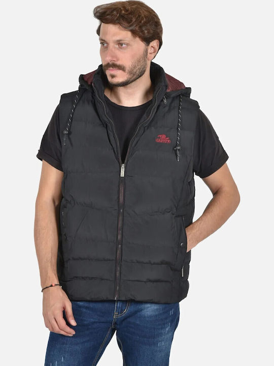 Αμάνικο Χειμωνιάτικο Μπουφάν Puffer Μπλέ Χρώμα