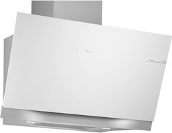 Bosch Καμινάδα 89cm Λευκή DWK91LT20