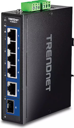 Trendnet TI-G50611 Unmanaged L2 PoE+ Switch με 8 Θύρες Gigabit (1Gbps) Ethernet