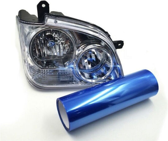 Blue Film Headlight Taillight Protection Dimensions 60 Cm X 60 Cm Protects Against Scratches Chemicals Uv Radiation Extreme Weather Conditions Reduces Risk Yellowing Cracking