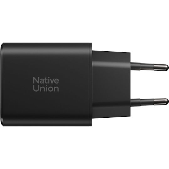 Native Union Φορτιστής Χωρίς Καλώδιο GaN με Θύρα USB-C 45W Power Delivery Μαύρος