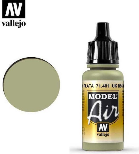 Acrylicos Vallejo Culoare Modelism Silver Grey 18ml