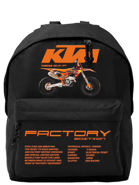 Pegasus Lux In Tenebris Ktm Factory Edition Ученическа Раница Черна