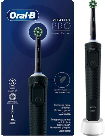 Oral-B Vitality Pro Protect X Clean Electric Toothbrush with Timer Black