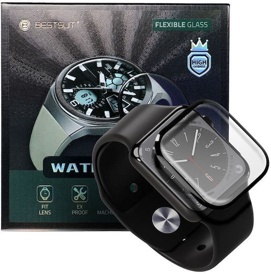 Bestsuit Flexible Hybrid Glass Tempered Glass pentru Apple Watch Seria 10, Bestsuit 1buc