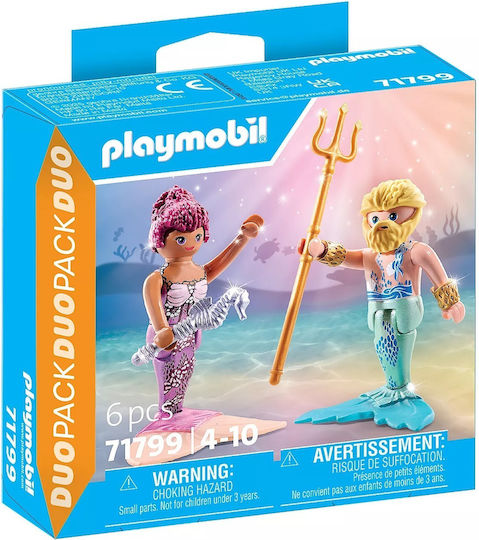 Playmobil Двойна опаковка Русалка & Тритон за 4-10 години