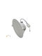 Adeleq Round Plastic Recessed Spot with Integrated LED and Warm White Light White 17.4x17.4cm. 1pcs