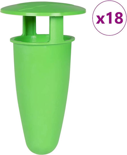 Vidaxl Slug Snail Traps 18 Pieces Green