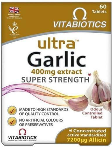 Vitabiotics Ultra Garlic 60 Registerkarten