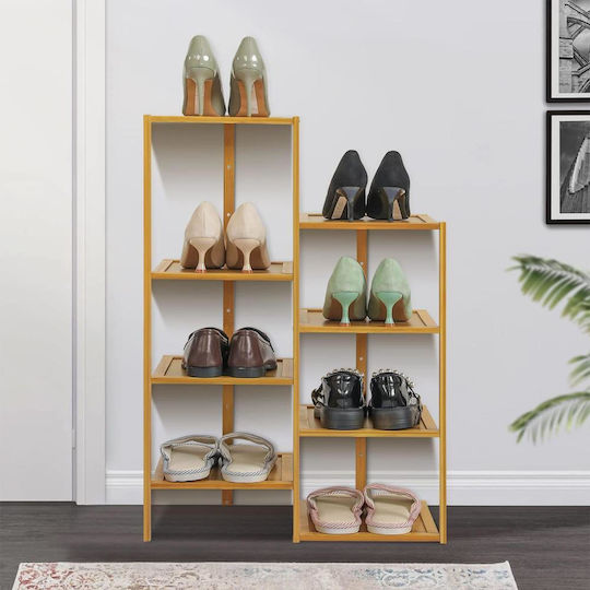 Schuhschrank aus Bambus 52x25x73cm