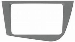 Сребърна фасция Seat Leon 2005-2012 фабричен тип рамка VW Volkswagen Seat Skoda екрани