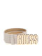 Leather Women's Belt Beige