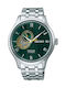 Seiko Presage Ανδρικό Ρολόι Αυτόματο με Ασημί Μεταλλικό Μπρασελέ
