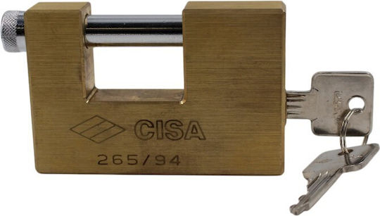 Cisa Bronze Padlock Monoblock with Key 94mm 1pcs
