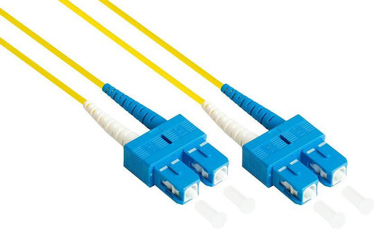 Good Connections Καλώδιο Οπτικής Ίνας 10m Κίτρινο
