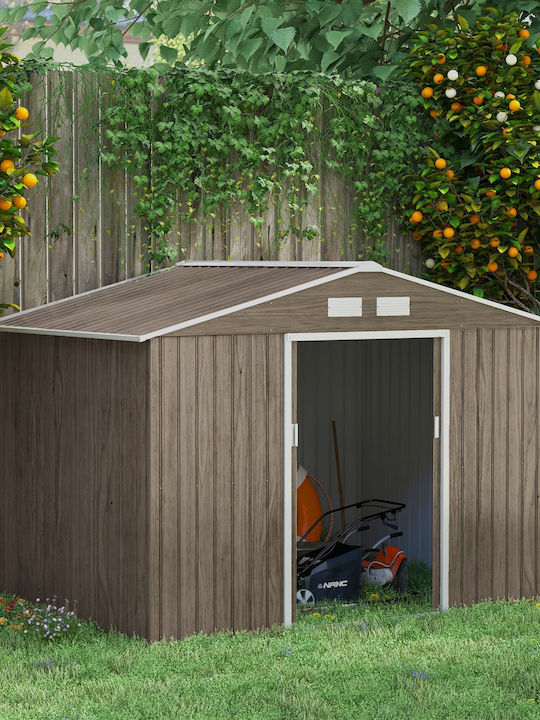 Metal Garden Shed with Air Vents M2.77xW1.95xH1...