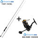 Oceanic Tiny 702ul + Oceanic Team Dalibor 1000hs Fishing Rod for Light Rockfishing 2.13m 0.8-6gr