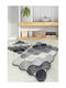 L'Εssentiel Maison Set Badematten Synthetisch,Polyester/Cotton/Leather Rechteckig Grey 2Stück
