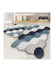 L'Εssentiel Maison Set Badematten Synthetisch,Polyester/Cotton/Leather Rechteckig Blue 2Stück