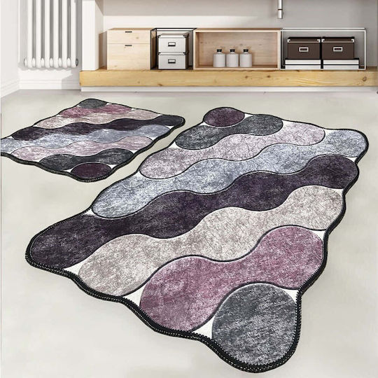L'Εssentiel Maison Σετ Πατάκια Μπάνιου Purple 2τμχ