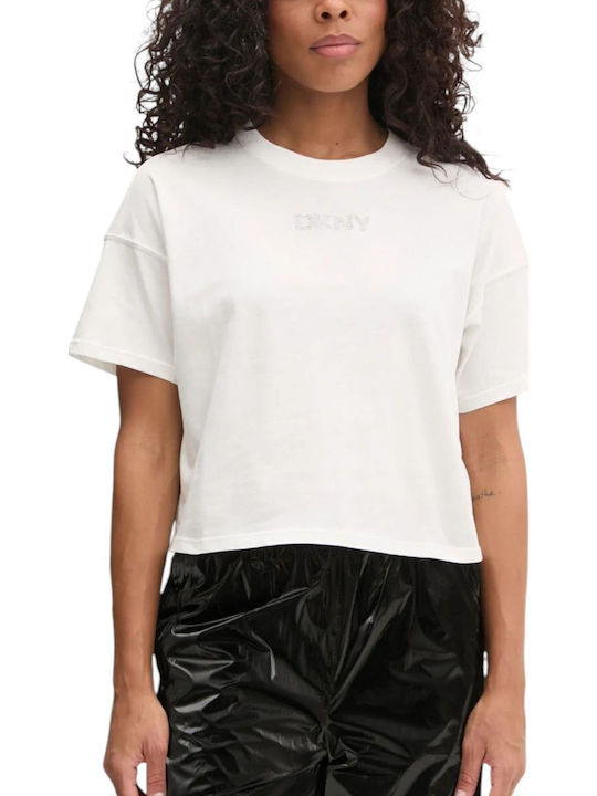 Logo Women's Blouse Cotton Short Sleeve Ivy