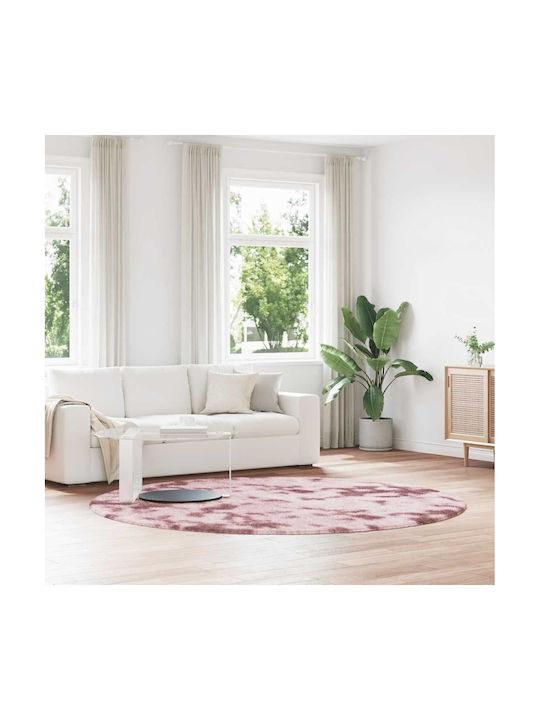 vidaXL Anti-slip Rug Rectangular Shaggy Dk. Pink
