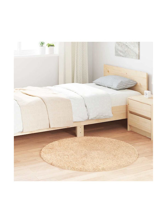 vidaXL Anti-slip Rug Rectangular Shaggy Beige