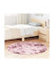 vidaXL Anti-slip Rug Rectangular Shaggy Dk. Pink