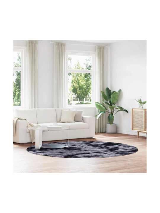 vidaXL Anti-slip Rug Rectangular Shaggy Dark Gray
