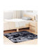 vidaXL Antiderapant Covor Rectangular Shaggy Gri închis