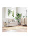vidaXL Anti-slip Rug Rectangular Shaggy Cream