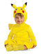 Costum de Carnaval pentru Copii Pokemon POKEMON PIKACHU SALOPETĂ ELEGANTĂ