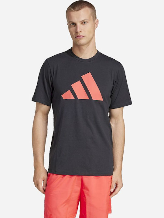 adidas Feelready Aeroready Αθλητικό T-shirt Μαύρο