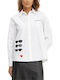 Langärmelig Damen Hemd White