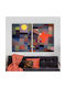 Canvas Painting Fire At Full Moon Paul Klee Diptych 100x70cm 2 Pieces 50x70cm