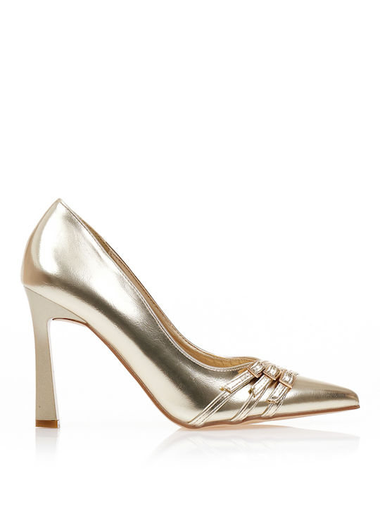 Tsoukalas Pumps mit hohem Absatz Goldene