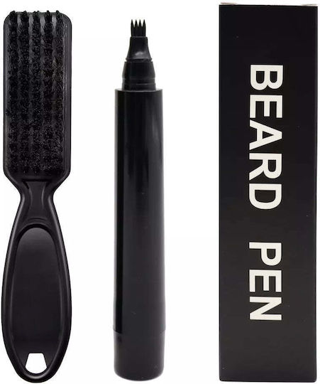 Beard Mustache Brush Filling Pencil Kit Pen Beard