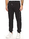 Pantaloni de trening cu Elastic Negru
