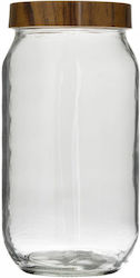 Herevin Vase General Use with Lid Glass Transparent 1000ml