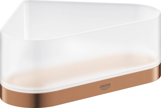 Grohe Selection Επιτοίχια Σπογγοθήκη Πλαστική Ροζ Χρυσή