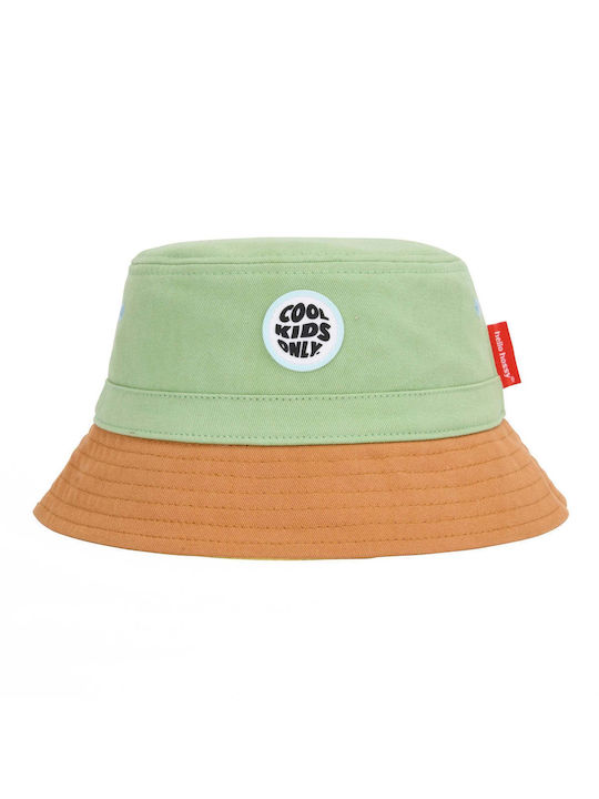 Hello Hossy Kids' Hat Bucket Fabric Green