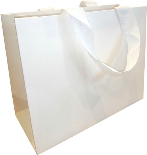 Paper Bag for Gift White 23x18x10cm.