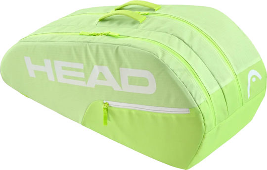 Head Base Τσάντα Ώμου / Χειρός Τένις 6 Ρακετών Πράσινη