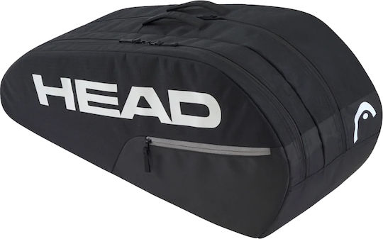Head Base 6 Racket Tennis Bag Black