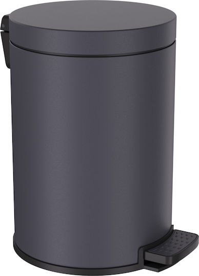 Verdi Inox Банята кошче 6лт Сив